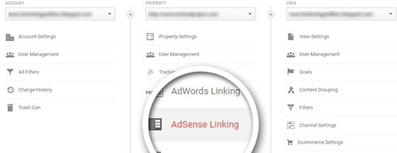 Link Adsense to Analytics