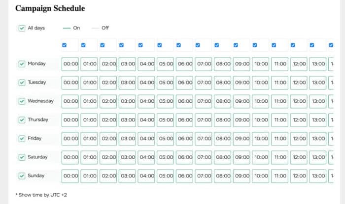 Push house campaign schedule