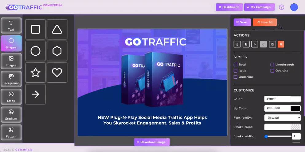 Gotraffic image editor 