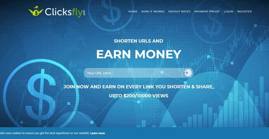 6. ClicksFly – Best URL Shortener Website