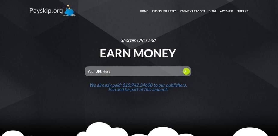 PaySkip.org – highest paying URL shortener in India